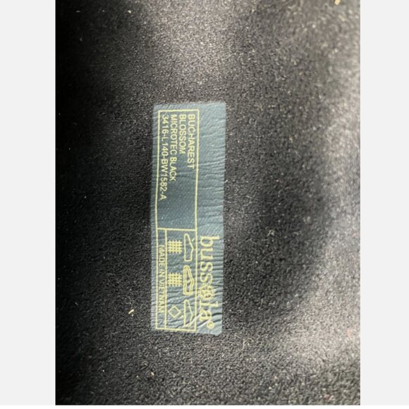 Bussola Bucharest Blossom Microtec Black Knee High Boots Size 38 / 7.5 - Picture 9 of 9